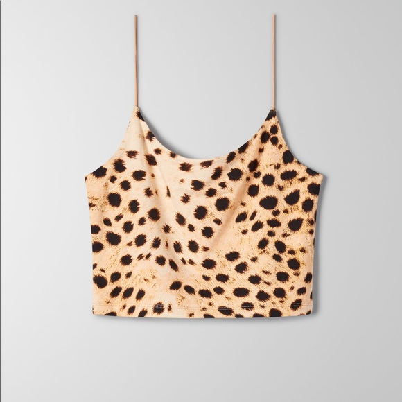 *SALE* Aritzia Leopard Print Tiny Tank - Picture 4 of 7